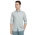 Parx Men39s Cotton Blend Checks Pattern Slim