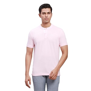 Parx Mens Cotton Polyester Blend Solid Pattern