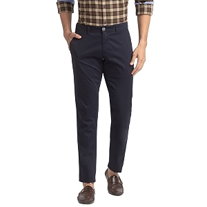Parx Mens Cotton Blend Solid Pattern Low