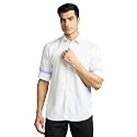 Parx Men39s Full Sleeve Slim Fit White