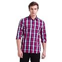 Parx Men39s Full Sleeve Slim Fit Dark