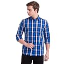 Parx Men39s Full Sleeve Slim Fit Dark