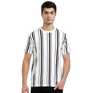 Parx Mens Print Regular Fit T-Shirt