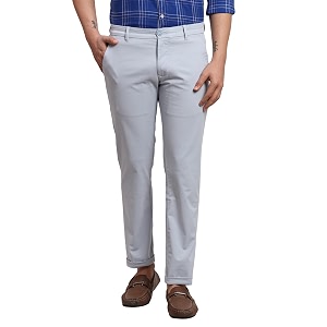 Parx Mens Solid Pattern Lrt Cotton Blend