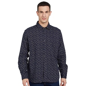 Parx Mens Solid Slim Fit Shirt