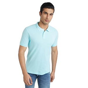 Parx Men Regular Fit Solid Pattern Cotton