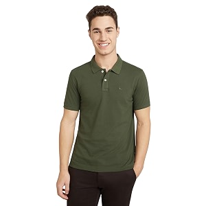 Parx Men Regular Fit Solid Pattern Cotton