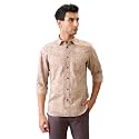 Parx Men Slim Fit Print Pattern Pure