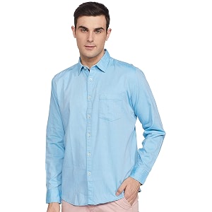 Parx Mens Solid Casual Shirt