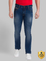 PARX Tapered Fit Men Dark Blue Jeans