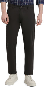 PARX Tapered Men Brown Trousers