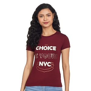 Parx Womens Regular Fit Tshirt