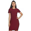 Parx Women39s Synthetic A-Line Knee-Length Dress
