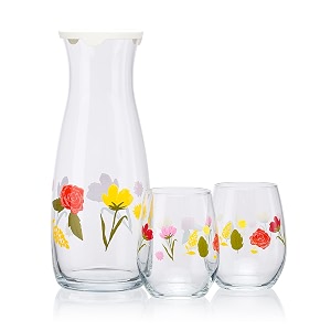 pasabahce floral party glass juice set from house of pasabahce from turkey printed transparent floral party glass juice set 1180 ml  350 ml in set of 12 pcs perfect fit for waterjuice