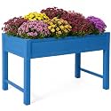 PASAMIC Raised Garden Bed with Legs, 48" HIPS Sturdy Elevated Planter Box