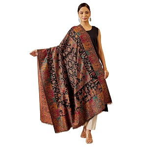 pashmoda women gulbahar kaani wool blend kashmiri shawl stole scarf luxury pashmina evening wrap size 101 x 203 cm