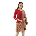 Pashmoda Women’s 100% Pure Wool Nalki Embroidered Stole, Shawl and Wrap, Woolmark Certified, Sustainable and Natural Fabric (Size 28x80)