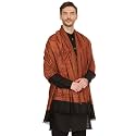 Pashtush Mens fine Soft Ethnic Stole Stole, Jamawar design, Faux Pashmina