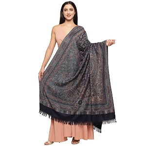 pashtush women39s kashmiri shawl faux pashmina design