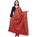 Pashtush Women's Kashmiri Shawl, Faux Pashmina Design