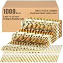 Pasimy 1000 Per Box 3 Inch X 0.131 Inch 21 Degree Framing Nails