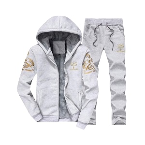 PASOK Mens Casual Tracksuit Full Zip Running