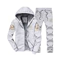 PASOK Men39s Casual Tracksuit Full Zip Running