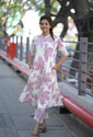 Pasovi Women Two Piece Dress Pink Red