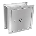 Pass Through Specimen Cabinet, Stainless Steel Specimen Pass-Through Box with Dual Sided Access Doors & Removable Tray, 13.2" W x 12.7" H x 6" D, for Lab