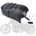 Passenger Pillion Seat for Harley 2016-2022 Sportster Iron 883 Black