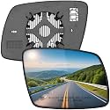 Passenger Side Mirror Glass Replacement for 2009-2019 Dodge Journey, Convex, Heated Function