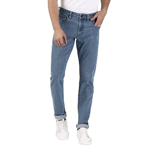 Passion Mens Blue Slim Jeans