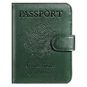 Passport Holder Cover Wallet RFID Blocking, Travel Essentials