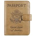 Passport Holder Cover Wallet RFID Blocking, Travel Essentials