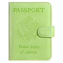 Passport Holder Cover Wallet RFID Blocking, Travel Essentials