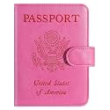 Passport Holder Cover Wallet RFID Blocking, Travel Essentials