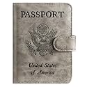 Passport Holder Cover Wallet RFID Blocking, Travel Essentials
