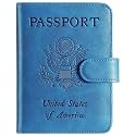 Passport Holder Cover Wallet RFID Blocking, Travel Essentials