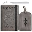 Passport Holder With Luggage Tag, Travel Essentials, Passport Cover