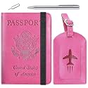 Passport Holder With Luggage Tag, Travel Essentials, Passport Cover