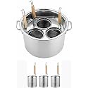 Pasta Cooker Insert Cookware - Stainless Steel Pot with Divider and Colander Strainer for Cooking Pasta, Noodles, and Vegetables-