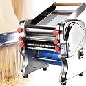 Pasta Maker Stainless Steel Pasta Maker Machine,Electric Pasta Makers Machine,550w Pasta Making Machine Dough Roller Cutter Thickness Adjustable FKM160