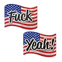 PASTEASE Patriotic Pasties - Nipple Covers - All American Picnic BBQ Parade Outfit Accessory | Waterproof & Latex Free