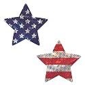 PASTEASE Patriotic Pasties - Nipple Covers - All American Picnic BBQ Parade Outfit Accessory | Waterproof &amp; Latex Free