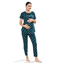 Pastel Clip Women Cotton Star Printed Relaxed