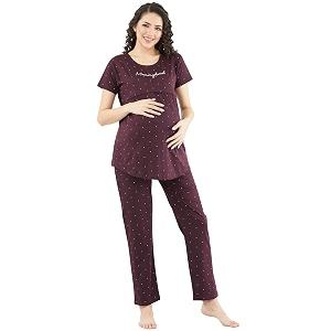 Pastel Clip Women Cotton Star Printed Relaxed
