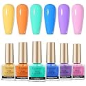 Pastel Nail Polish Set, Spring Summer Quick Dry Nail Polish