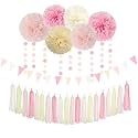 Pastel Pink Yellow Girl-Birthday Party-Decorations - 23pcs Lasting Surprise