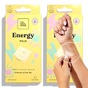 The Patch Brand Energy Patches - Caffeine Patch with Taurine, Green Tea &amp; B3/B5/B6 | All-Day Energy Without the Crash of Pills or Energy Drinks | Plant-Based, Water-Resistant | 30 Energy Patches
