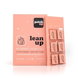 lean up  apple cider vinegar acv patches  gut and weight management  improves digestion  boosts metabolism  reduces cravings and bloating standard 3000